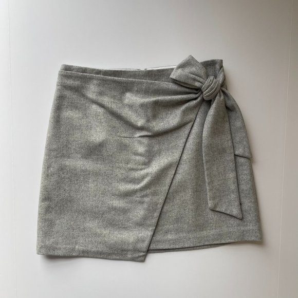 Aritzia Wilfred Dorine Skirt - Heather Light Grey - Picture 1 of 5